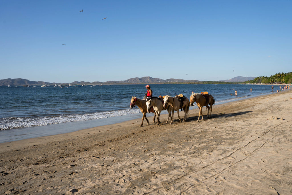 Horseback riding on Playa Tamarindo, Guanacaste