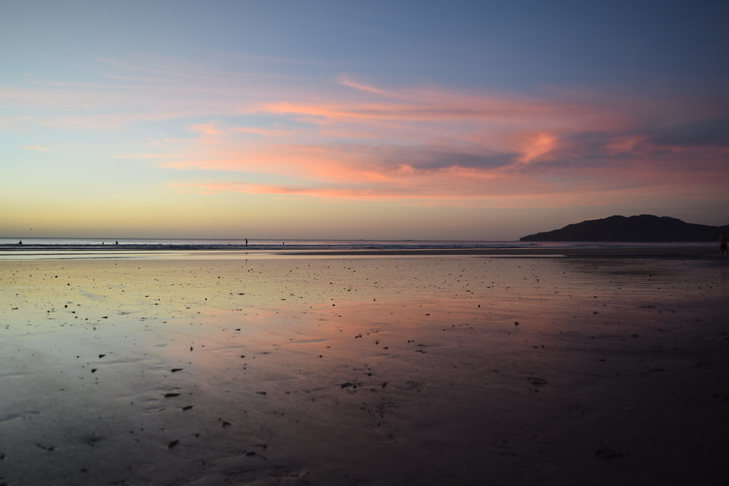 Playa Grande at dusk, Las Baulas National Marine Park, Costa Rica